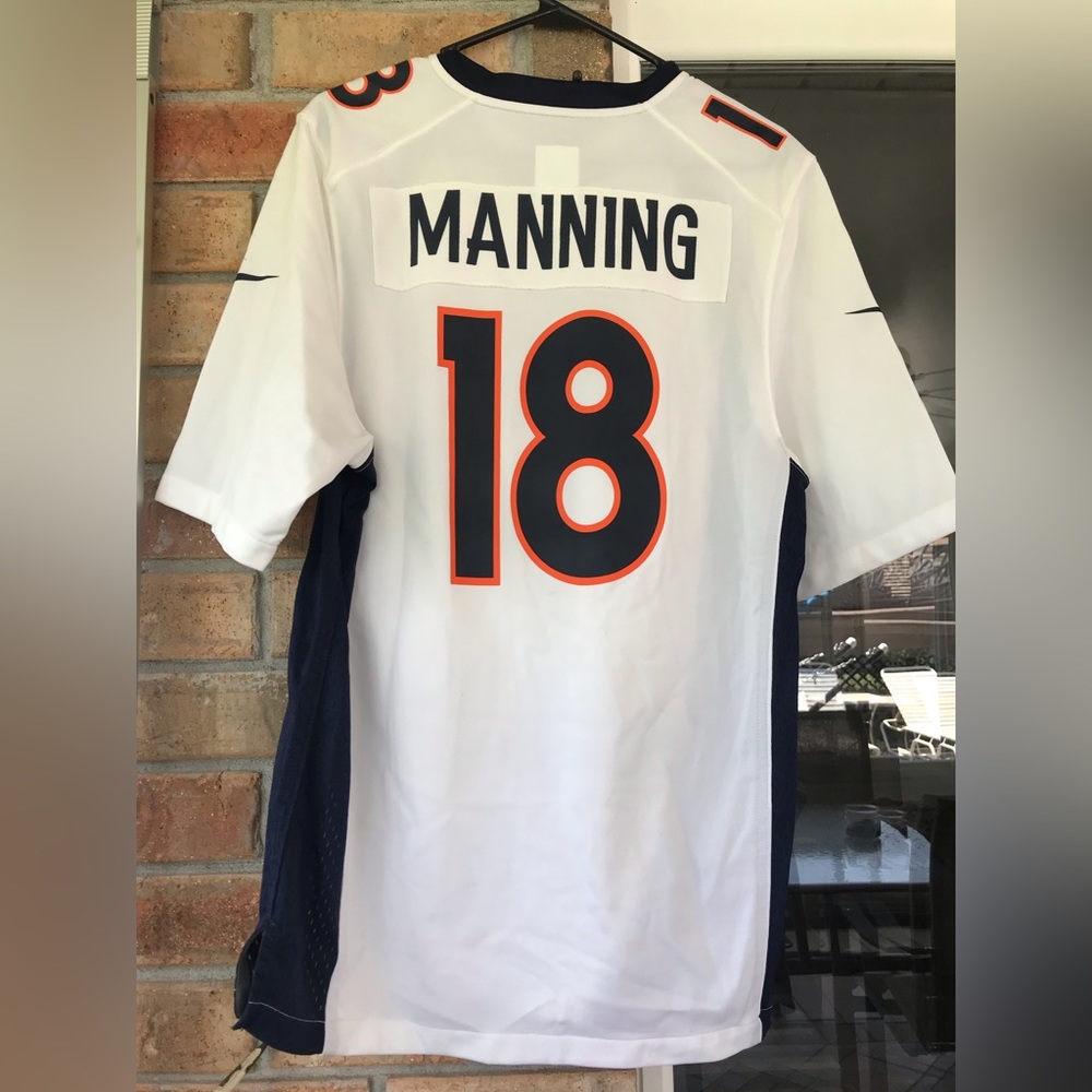 Nike Vintage Denver Broncos #18 Peyton Manning Jersey Mens Size Small